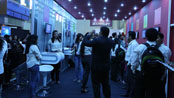 Exhibitors talking with SAP customers
