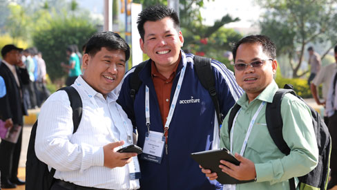 Attendees at SAP TechEd